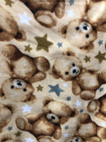 Teddy Bear Print - Anti Pill Theme Fleece Fabric, 60” Inches Wide – Sold By The Yard