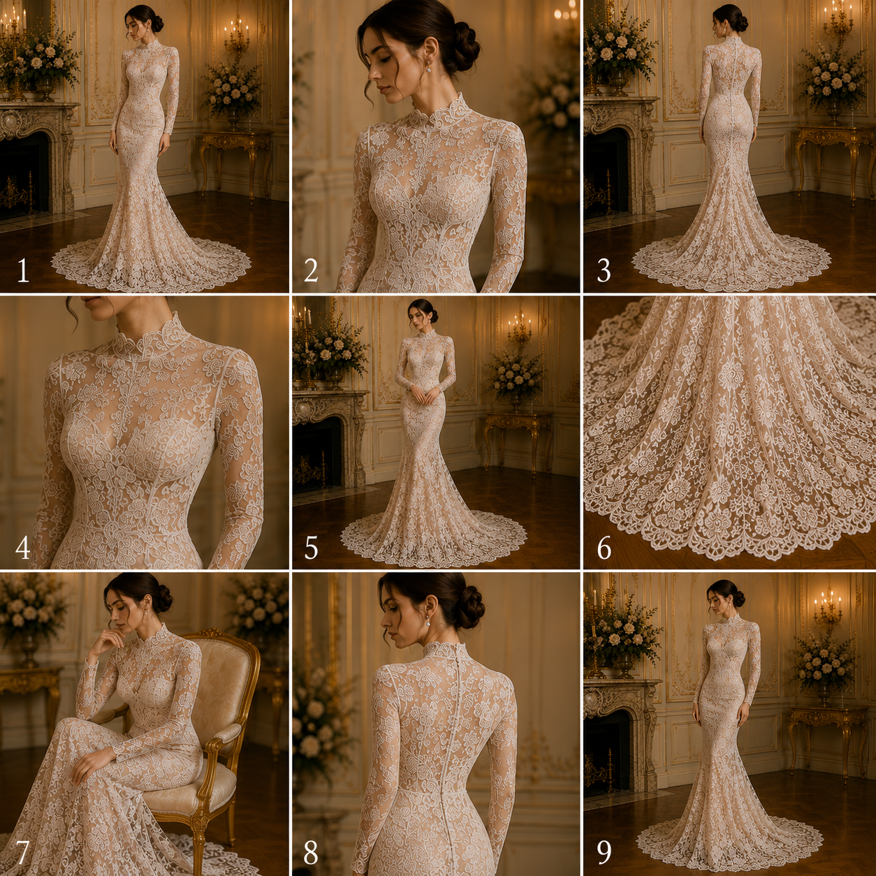 Floral Guipure Lace Fabric - BLUSH - Bridal Wedding Dress Lace a Mesh Fabric for Prom Dress. Sold By The Yard