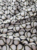 Baseball Print- - Anti Pill Theme Fleece Fabric, 60” Inches Wide – Sold By The Yard Black