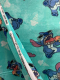 Stitch Ice Cream Fleece Fabric/ Stitch Fleece Fabric / Sold By The Yard / 58" Wide /Anti Pill Fleece/ Perfect for Blanket, Bed Spread