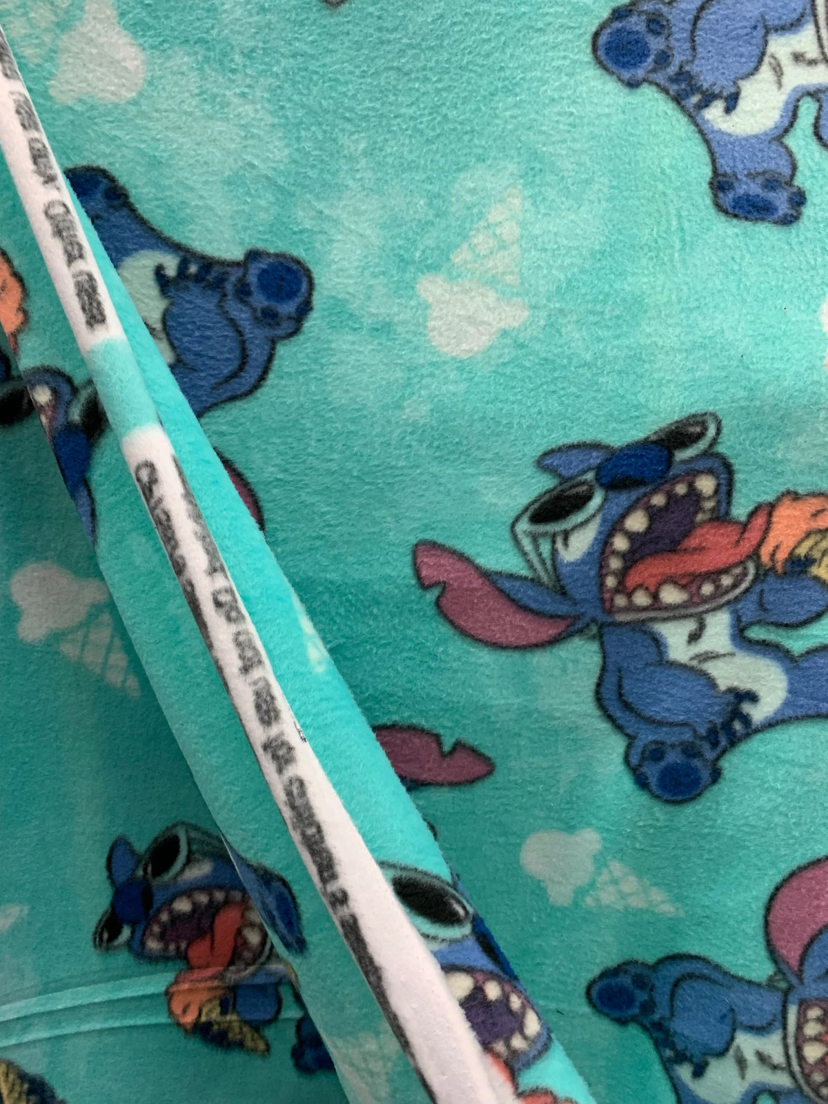 Stitch Ice Cream Fleece Fabric/ Stitch Fleece Fabric / Sold By The Yard / 58" Wide /Anti Pill Fleece/ Perfect for Blanket, Bed Spread