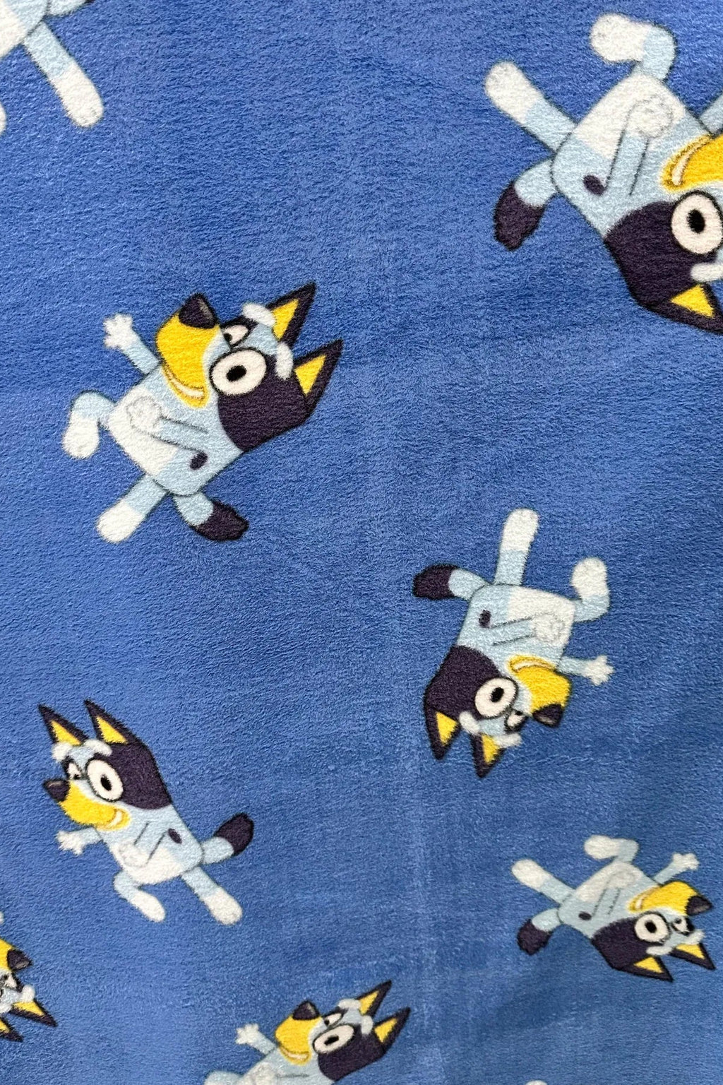 Bluey Fleece Fabric by the Yard, 4 Designs, 58” Wide, 100% Polyester, Bluey & Bingo Character Fabric for Blankets, Sewing and Crafts