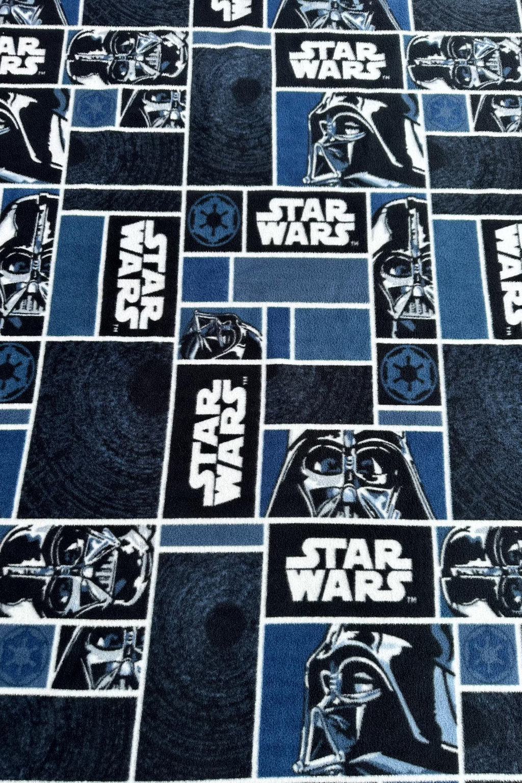 Star Wars Fleece Fabric by the Yard, Anti-Pill Polar Fleece, Darth Vader Yoda Millennium Falcon, Licensed Character Fabric