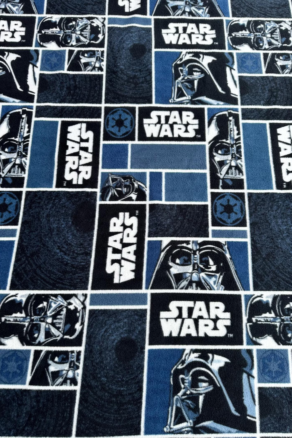 Star Wars Fleece Fabric by the Yard, Anti-Pill Polar Fleece, Darth Vader Yoda Millennium Falcon, Licensed Character Fabric