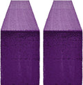 4 Pack -- Purple Table Runners - Sequin Table Runner Glitter Table Runner for Birthday Party, Supplies Decorations ( 4 Pack )