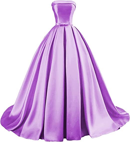AQUA - Heavy Bridal Satin Fabric Silky Poly Wedding Dress By Yard For Prom Dress Ball Gown Formal Evening Gowns, Satin Gowns