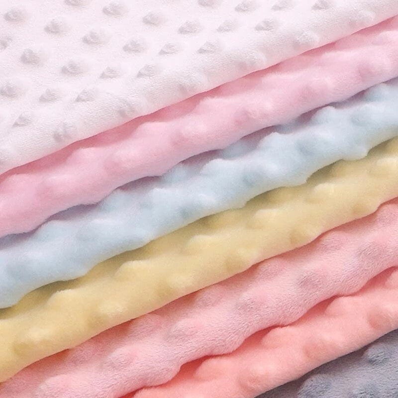 MINKY - Baby Blanket Crafts Decor Ultra Soft Cuddling - Minky Dimple Dot Soft Cuddle Fabric - Craft Fabrics Sold by The Yard. Charcoal