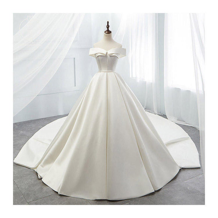 GOLD - Heavy Bridal Satin Fabric Silky Poly Wedding Dress By Yard For Prom Dress Ball Gown Formal Evening Gowns, Satin Gowns