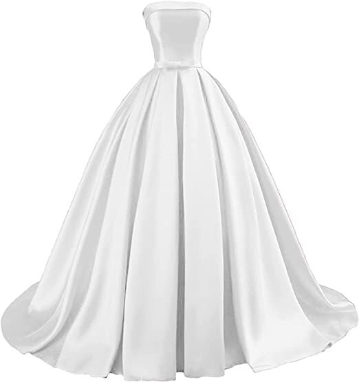 ROSE - Heavy Bridal Satin Fabric Silky Poly Wedding Dress By Yard For Prom Dress Ball Gown Formal Evening Gowns, Satin Gowns