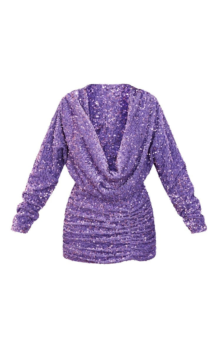 SEQUIN VELVET - Sequins on a Stretch Velvet 2-Way Stretch Sold By The Yard. YELLOW - For Fashion Dress Evening Dress Prom Quinceanera