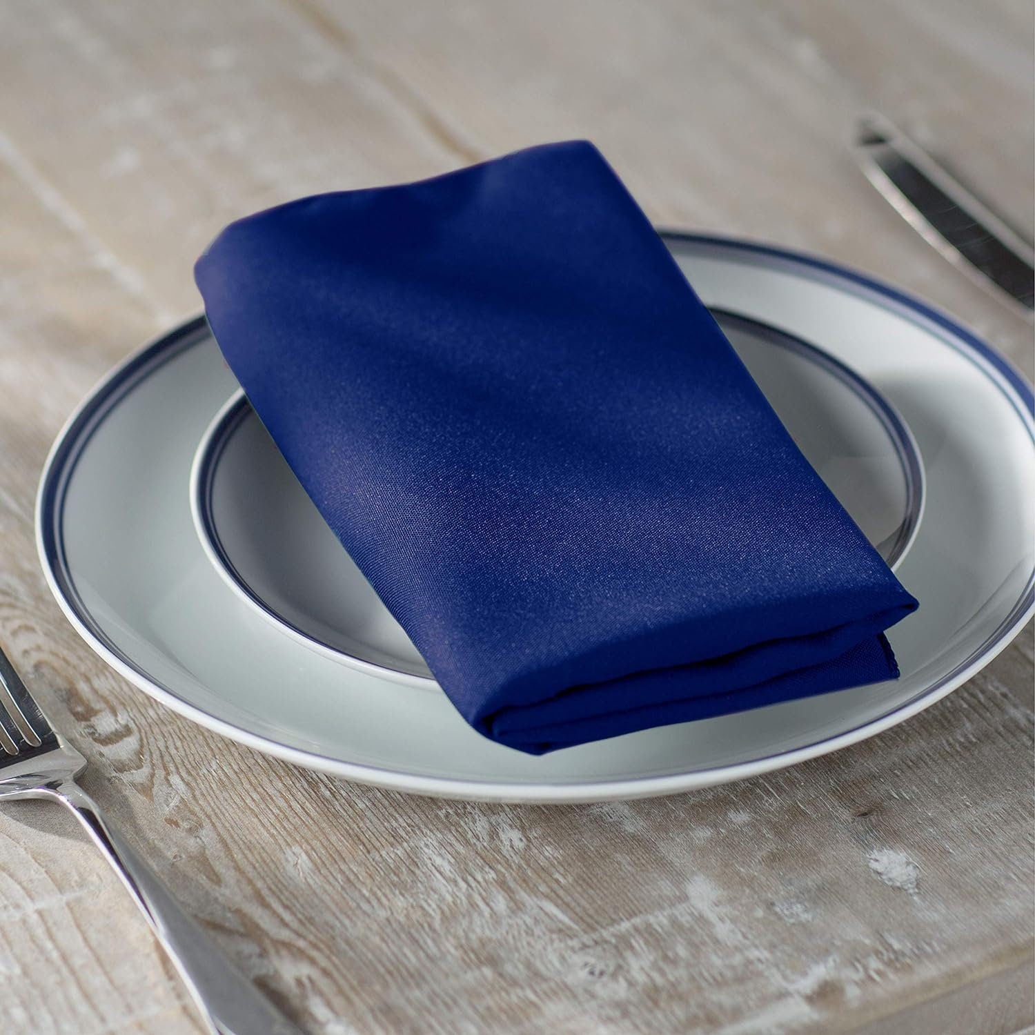 ROYAL - Poly Poplin Napkin - 18" X 18" - Cloth Napkins, Washable Reusable Napkins Wrinkle Resistance Napkins for Dinner, Wedding,Parties