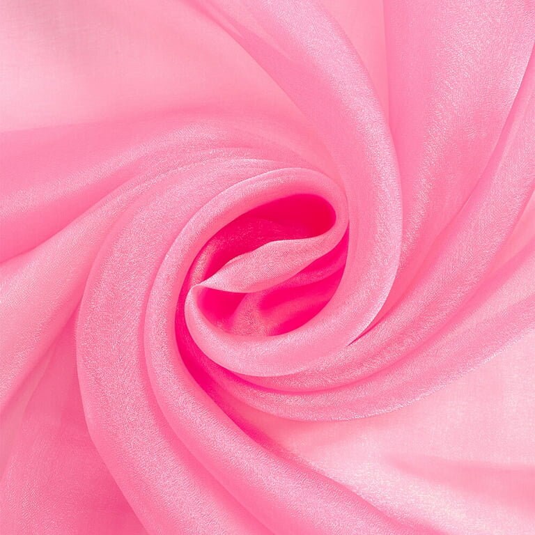 ORGANZA - Polyester Soft Light Weight, Sheer - See Through Crystal Organza Fabric Sold By The Yard.