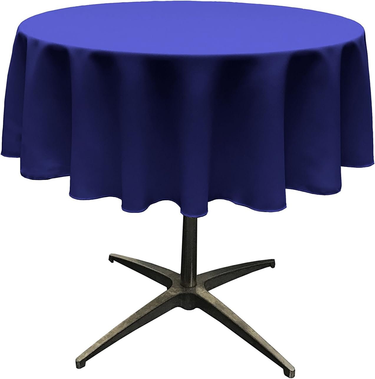 ROYAL - Polyester Poplin Washable Round Tablecloth, Wrinkle Resistant Table Cover Fabric Table Cloth for Dinning, Kitchen, Party, Holiday