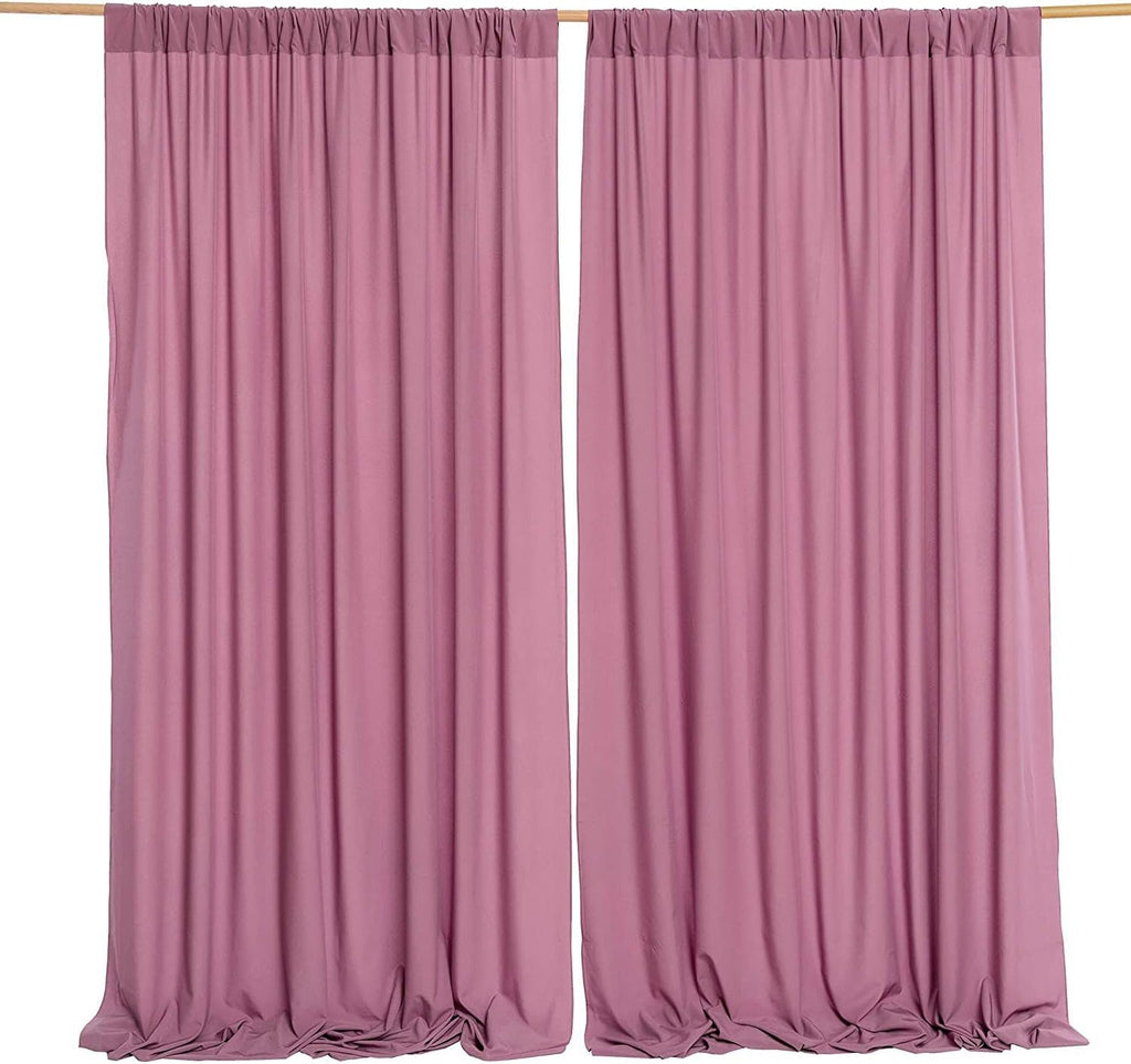 2 PANELS Chiffon Backdrop Curtains Drapes Sheer Chiffon Fabric Photography Curtain Drapes for Wedding Ceremony Party. 21 Colors Available
