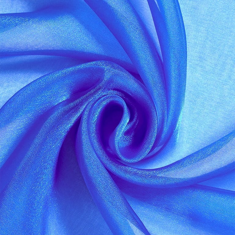 ORGANZA - Polyester Soft Light Weight, Sheer - See Through Crystal Organza Fabric Sold By The Yard.