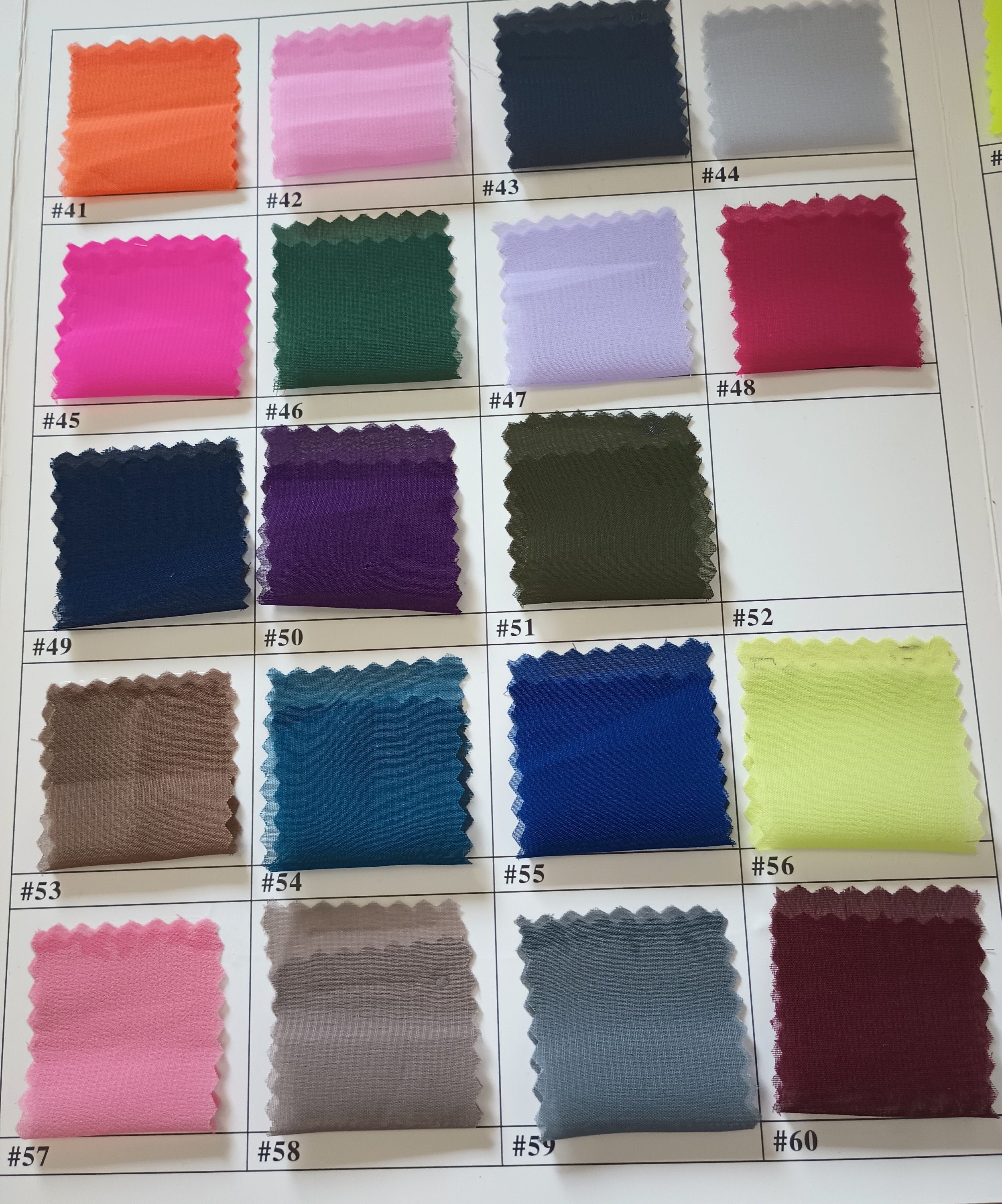 CHIFFON FABRIC - LTDUSTYBLUE -Polyester Soft Light Weight, Sheer, See Through Chiffon Fabric Sold By The Yard.