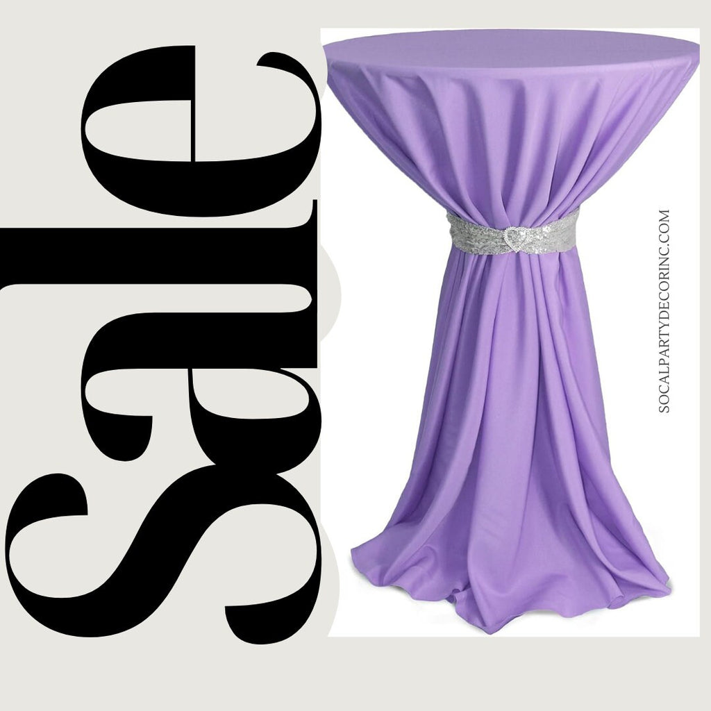LAVENDER -12 PACK Polyester Poplin Washable Round Tablecloth, Stain Wrinkle Resistant Table Cover 120", Fabric Table Cloth Dinning, Kitchen