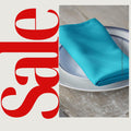 TURQUOISE - Poly Poplin Napkin - 18" X 18" - Cloth Napkins, Washable Reusable Napkins Wrinkle Resistance Napkins for Dinner, Wedding,Parties