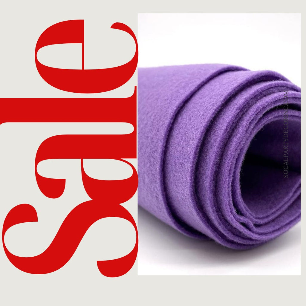LAVENDER - Craft Felt By Yard 72" Wide Acrylic Felt - Soft and Durable Black Felt Fabric for DIY Arts & Crafts, Decorations and More