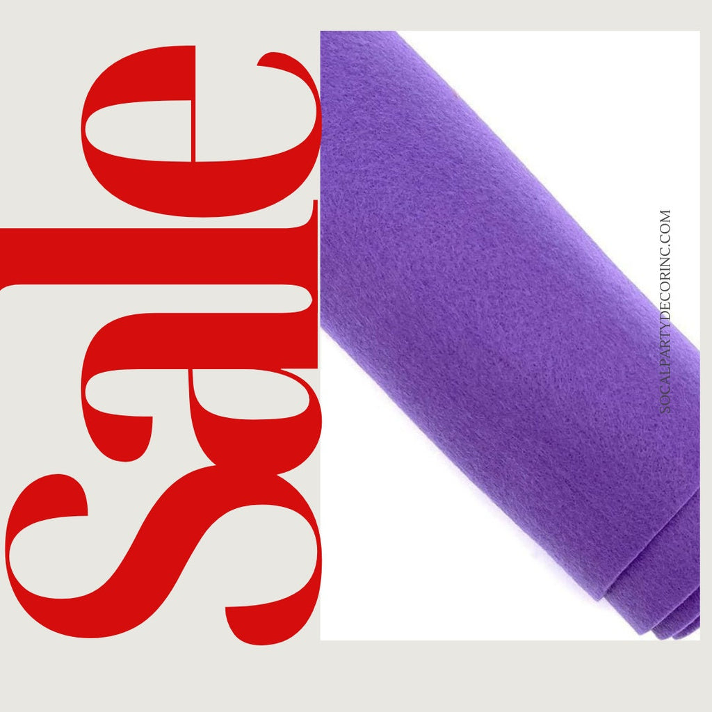 LAVENDER - Craft Felt By Yard 72" Wide Acrylic Felt - Soft and Durable Black Felt Fabric for DIY Arts & Crafts, Decorations and More