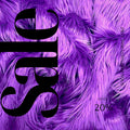 PURPLE - Shaggy Long Pile Faux Fur Fabric By The Yard | Faux Fur | High Quality Ultra Soft Fur Fabric By Yard.