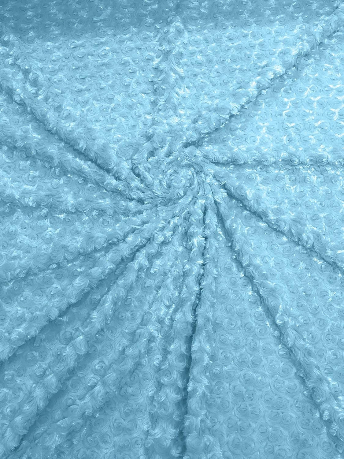 Snuggle Rosebud Minky Soft Fabric Decorative Crafts Dress Fabric Sold By The Yard. Choose Color Below