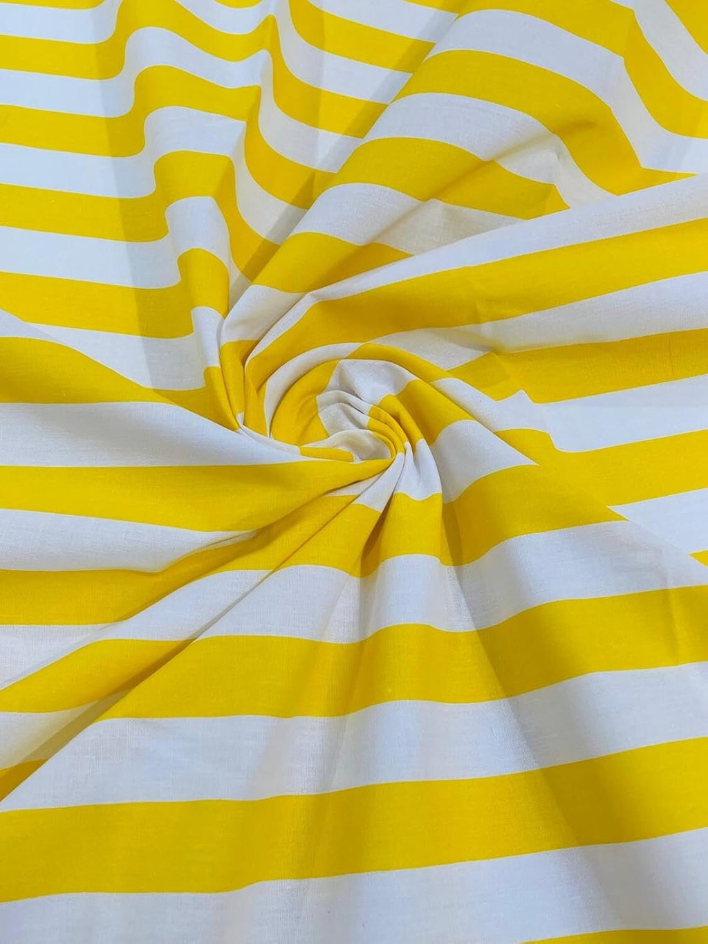 STRIPE - Print Poly Cotton Fabric 60" Wide by The Yard. Choose Color Below