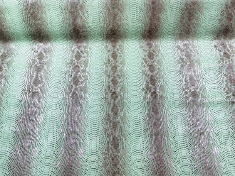 SNAKE - Viper Snake Skin Vinyl-Faux Leather-3D Scales Fabric by The Yard. Choose Color Below