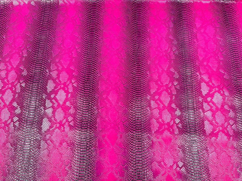 SNAKE - Viper Snake Skin Vinyl-Faux Leather-3D Scales Fabric by The Yard. Choose Color Below