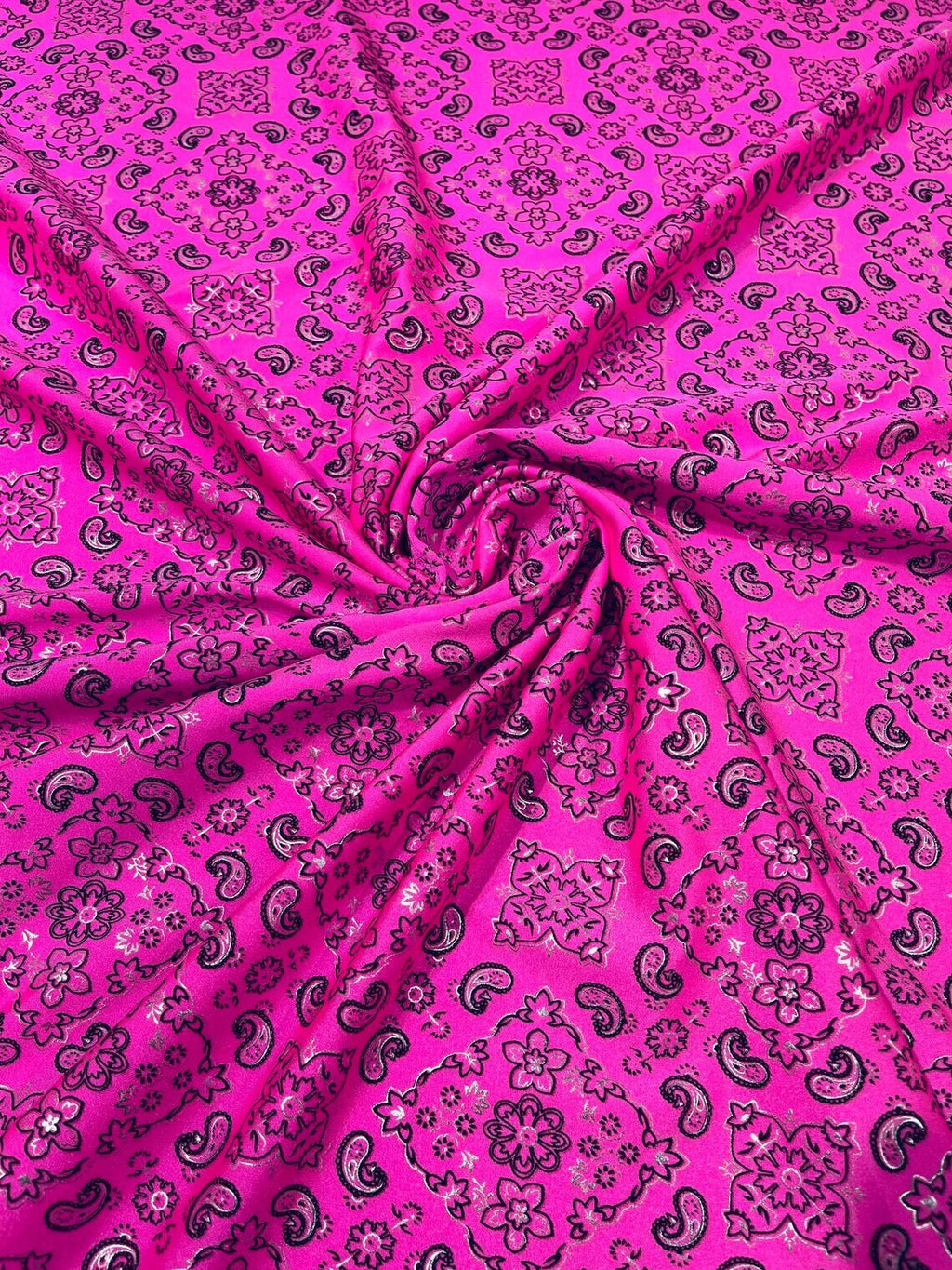 BANDANA - Nylon Spandex 4 Way Stretch By Yard. Choose Color Below