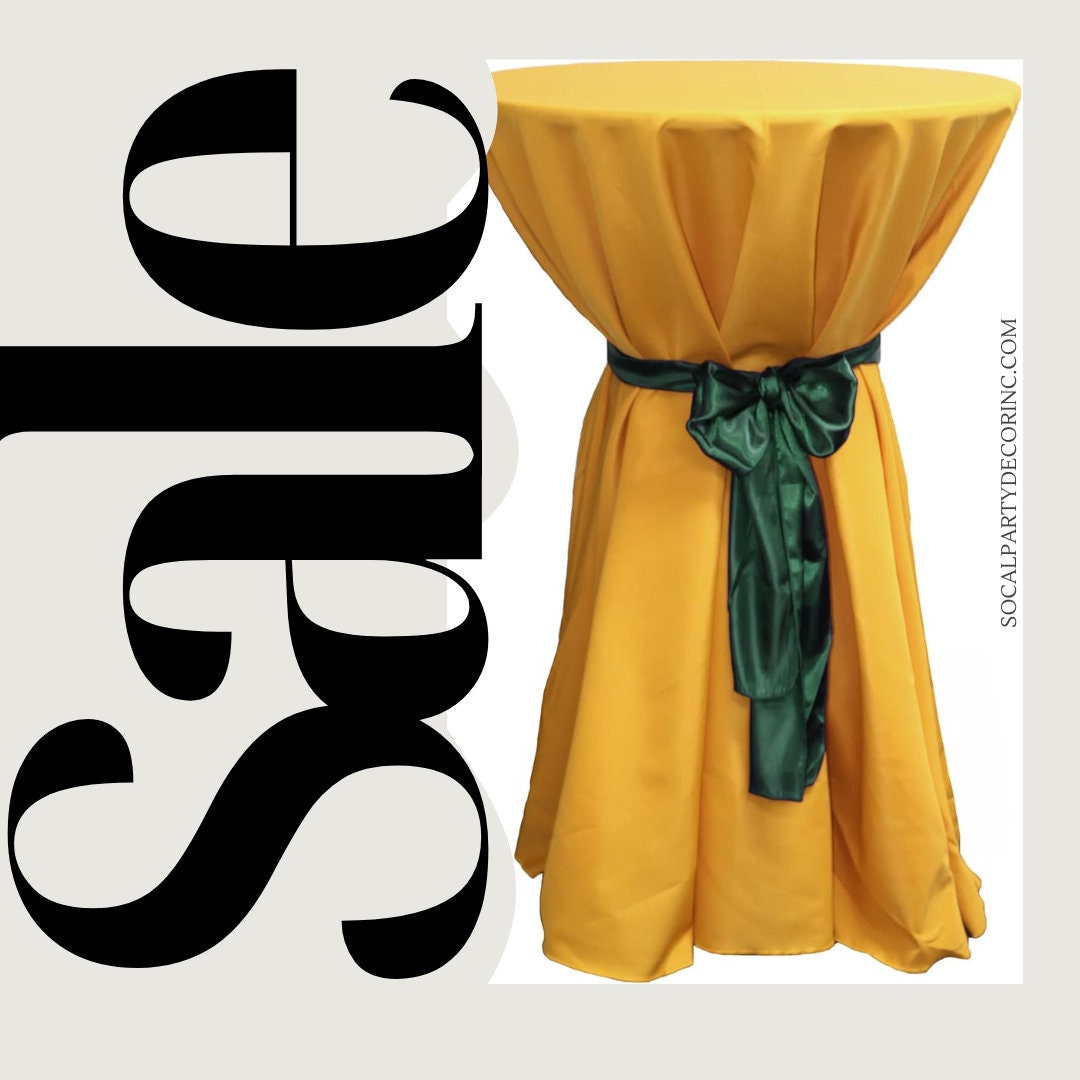 GOLD -12 PACK Polyester Poplin Washable Round Tablecloth, Stain Wrinkle Resistant Table Cover 120", Fabric Table Cloth Dinning, Kitchen