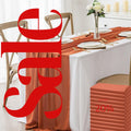 RUST - Chiffon Table Runner 29" x 108" inch Perfect for Party Sweetest Day Wedding Anniversary Decorations Valentines Day Runners.