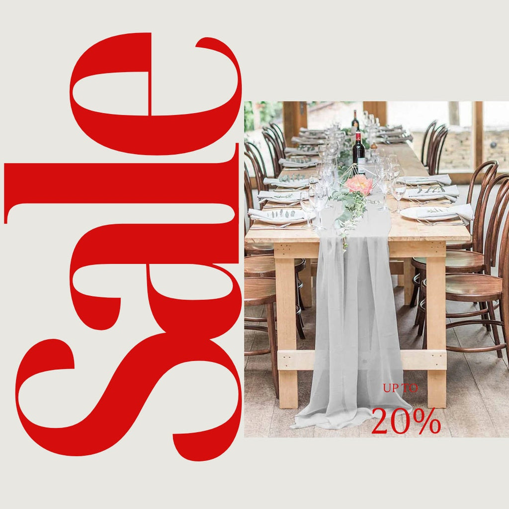 SILVER - Chiffon Table Runner 29" x 108" inch Perfect for Party Sweetest Day Wedding Anniversary Decorations Valentines Day Runners.