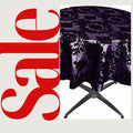 PLUM - Taffeta Flocking Damask Table Rounds for Wedding, Bridal Shower/Baby Shower, Dinner, Special Events/Home Decor.