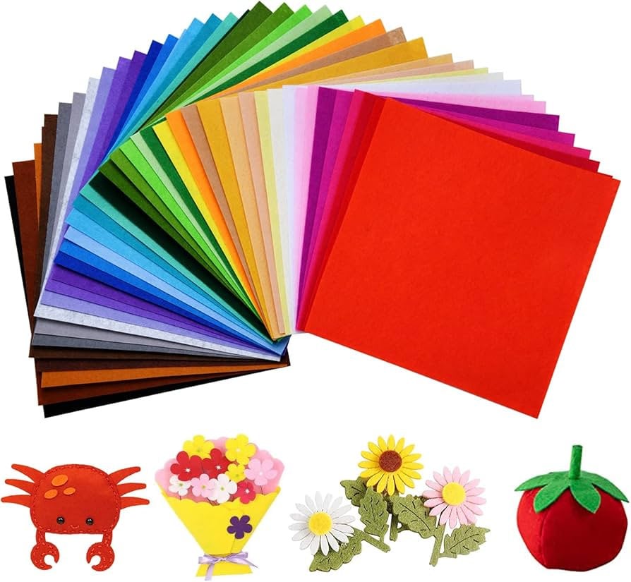 HUNTER - Craft Felt By Yard 72" Wide Acrylic Felt - Soft and Durable Black Felt Fabric for DIY Arts & Crafts, Decorations and More