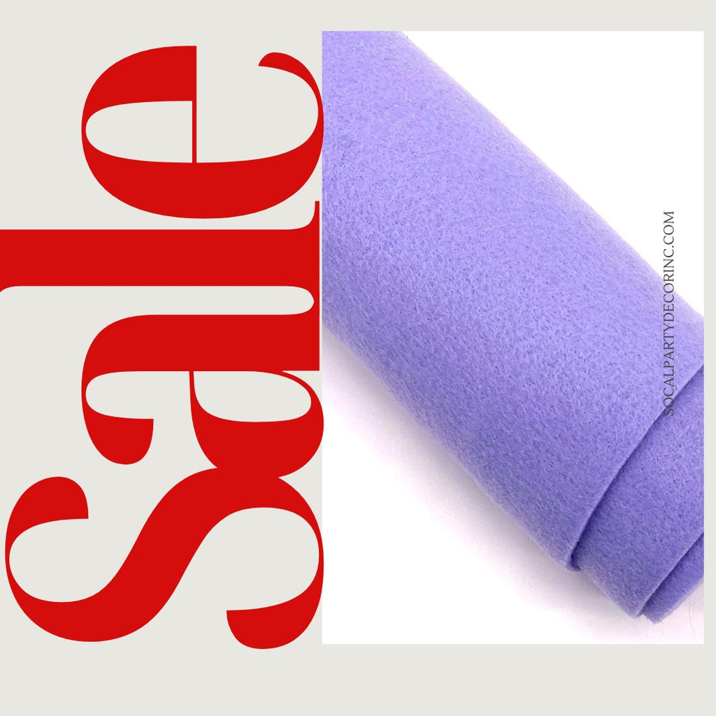 LILAC - Craft Felt By Yard 72" Wide Acrylic Felt - Soft and Durable Black Felt Fabric for DIY Arts & Crafts, Decorations and More