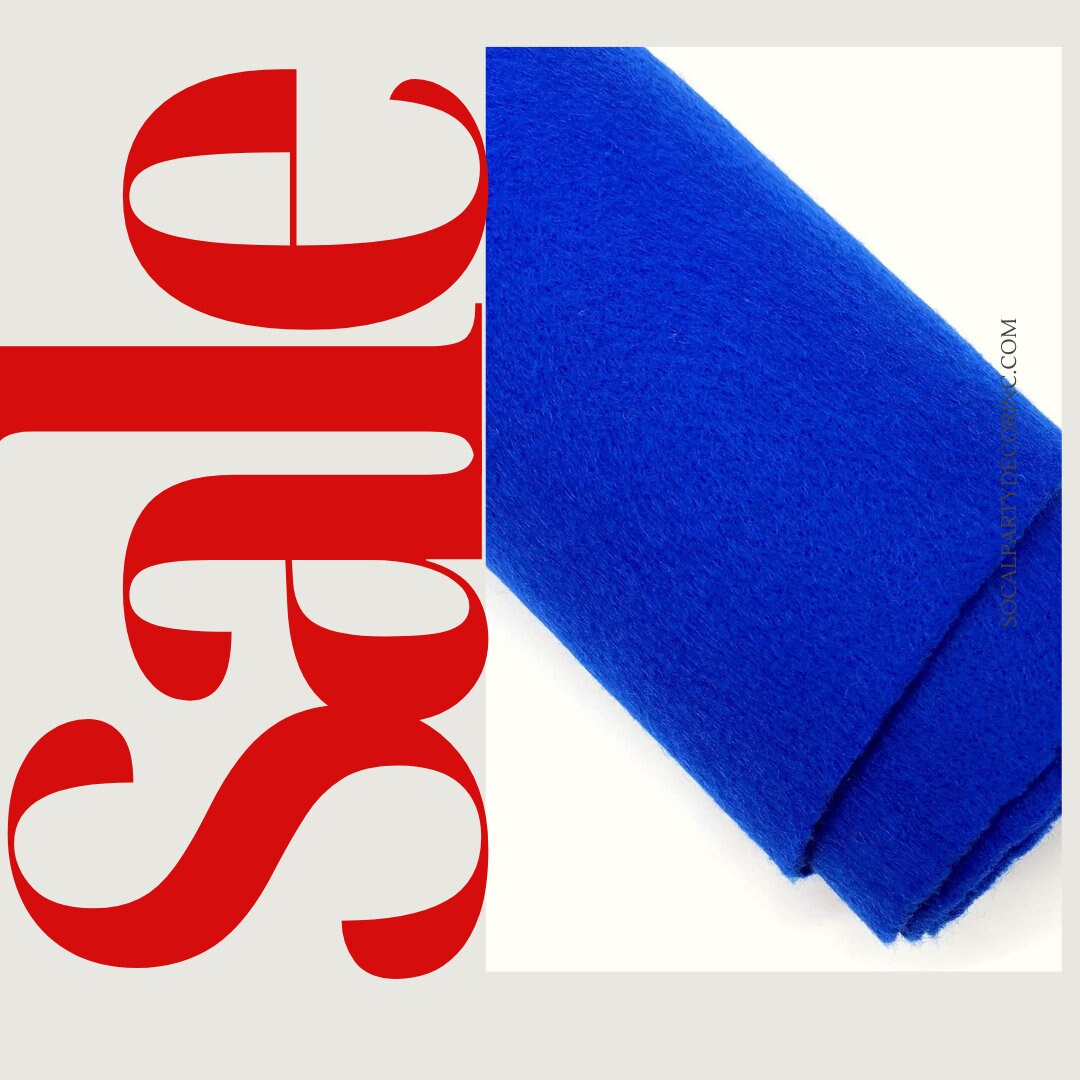 ROYAL - Craft Felt By Yard 72" Wide Acrylic Felt - Soft and Durable Black Felt Fabric for DIY Arts & Crafts, Decorations and More