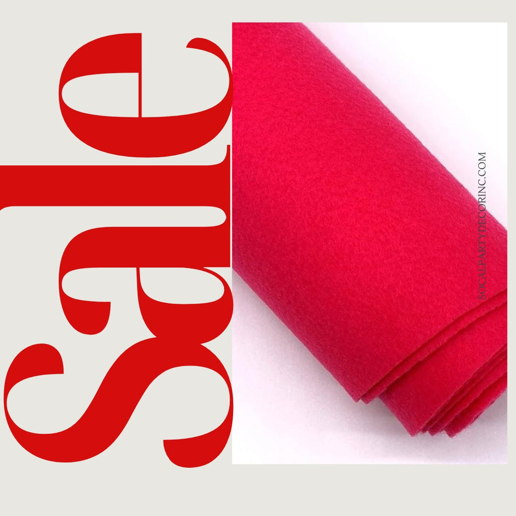 FUCHSIA - Craft Felt By Yard 72" Wide Acrylic Felt - Soft and Durable Black Felt Fabric for DIY Arts & Crafts, Decorations and More