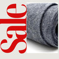 CHARCOAL - Craft Felt By Yard 72" Wide Acrylic Felt - Soft and Durable Black Felt Fabric for DIY Arts & Crafts, Decorations and More