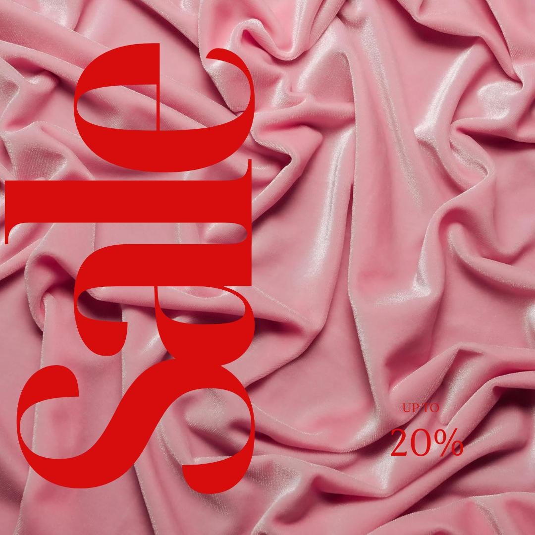 Baby Pink - Stretch Velvet Fabric 60'' Wide by The Yard for Sewing Apparel Costumes Craft