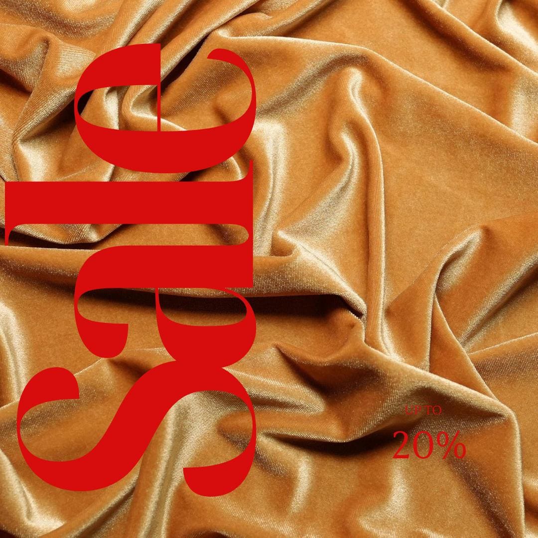Beige - Stretch Velvet Fabric 60'' Wide by The Yard for Sewing Apparel Costumes Craft