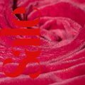 HOT PINK - Snuggle Minky Soft Fabric Decorative Crafts Dress Fabric Sold By The Yard.  60” Wide | Ultra Soft Fabric | 3.mm Pile.