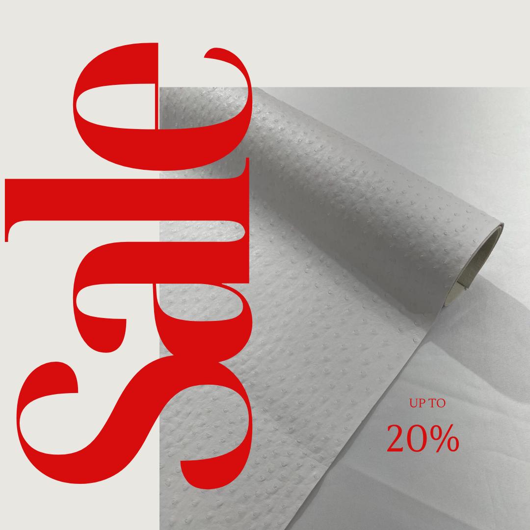 Ostrich Fake Leather Upholstery-  WHITE - 3-D Ostrich Skin Texture Faux Leather - Vinyl Fabric Sold By Yard.