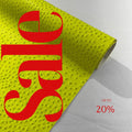 Ostrich Fake Leather Upholstery - NEON YELLOW - 3-D Ostrich Skin Texture Faux Leather - Vinyl Fabric Sold By Yard.
