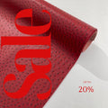 Ostrich Fake Leather Upholstery -  DK RED - 3-D Ostrich Skin Texture Faux Leather - Vinyl Fabric Sold By Yard.