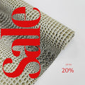 Glossy Two Tone Gator Fake Leather Upholstery - SILVER/GRAY - 3-D Crocodile Skin Texture Faux Leather  Vinyl/54" By Yard