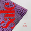 Glossy Two Tone Gator Fake Leather Upholstery - PURPLE - 3-D Crocodile Skin Texture Faux Leather  Vinyl/54" By Yard