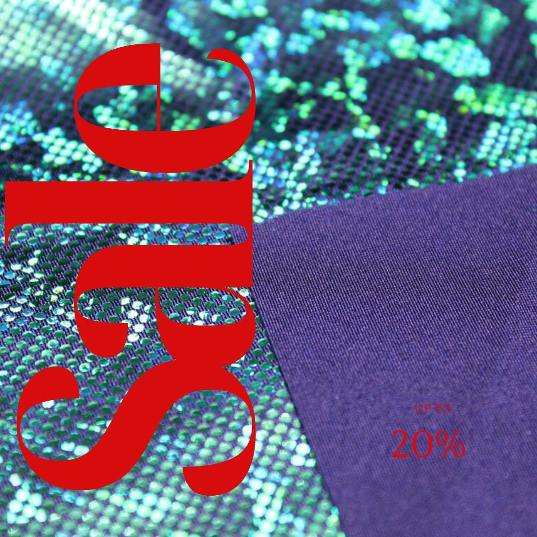 Green/Navy Shattered Glass Spandex - 4-Way Stretch Fabric By The Yard - 60" Wide Spandex Fabric - Thick and Heavy Spandex Fabric