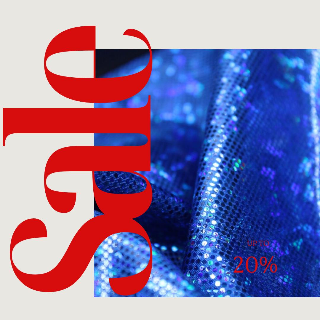 Royal Blue Shattered Glass Spandex - 4-Way Stretch Fabric By The Yard - 60" Wide Spandex Fabric - Thick and Heavy Spandex Fabric