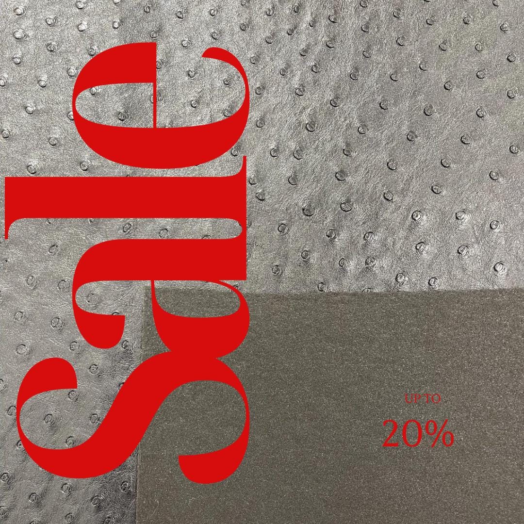 Ostrich Fake Leather Upholstery-  BLACK - 3-D Ostrich Skin Texture Faux Leather - Vinyl Fabric Sold By Yard.
